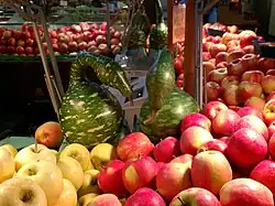 Crook-necked "geese" cultivar in Granville Island Public Market, Canada