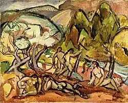 Othon Friesz, Landscape with Figures, 1909, oil on canvas, 65 × 83&nbsp;cm