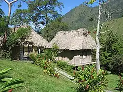 Landscape with cabin in Lanquin
