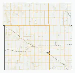 Rural Municipality of Lawtonia No. 135 is located in Lawtonia No. 135