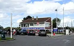 Boat and yacht club facility of the Canche bay