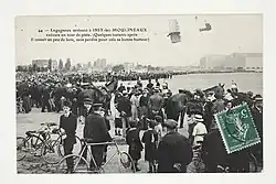 Georges Legagneux's arrival at Issy-les-Moulineaux in a Farman II.