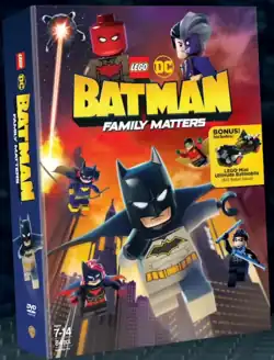 DVD cover for Lego DC Batman: Family Matters