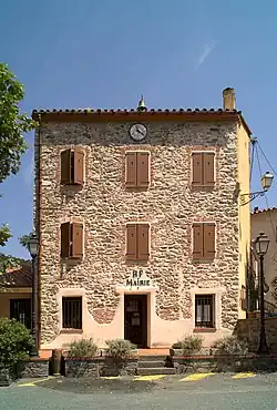 The town hall in Les Cluses