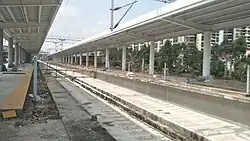 Platform under construction