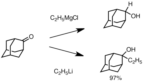 Li add to adamantone