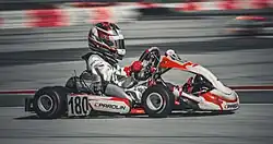 Liam Nachawati is an American kart racer.