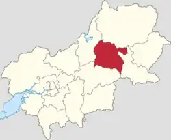 Location within Yanqing District