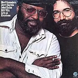 Merl Saunders & Jerry Garcia. Photo by Annie Leibovitz for the album Live at Keystone