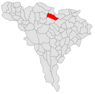 Location in Alba County