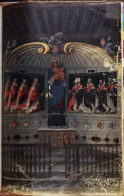 1623-1624, the Virgin and the oratory of the town house, by Jean Chalette.