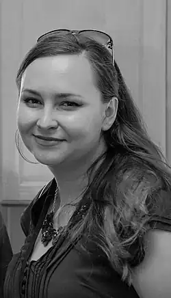 Liz Howard at the Eden Mills Writers' Festival in 2016