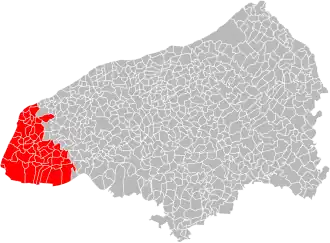 Location within the Seine-Maritime department