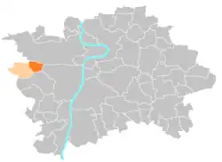 Location of Prague 17 in Prague