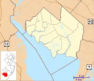 Siloam Cemetery is located in Cumberland County, New Jersey