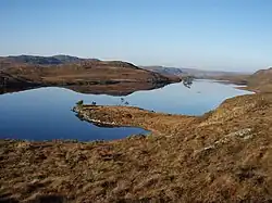 Looking along the length of the loch.