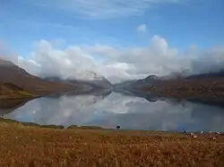 Lochan Fada at the south-eastern shore