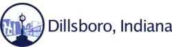 Official logo of Dillsboro, Indiana