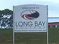 Long Bay College former sign and slogan
