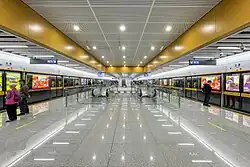 Line 11 transfer node towards Line 18