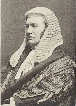 Image 5Lindley LJ was the leading expert on partnerships and company law in the Salomon v. Salomon & Co. case. The landmark case confirmed the distinct corporate identity of the company. (from Corporation)