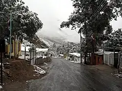 Los Tambos en invierno
