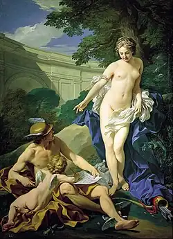 Venus, Mercury and Cupid, Louis Michel van Loo (1748)[13]