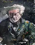 Portrait of George Brandes by Lovis Corinth