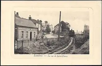 Photograph of a train near Lumbres
