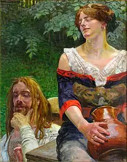Christ and the Samaritian Woman, 1912, Lviv National Art Gallery