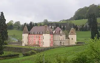 The Château de Ménessaire, a monument historique