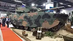 M69 Rak mortar turret mounted on the Borsuk IFV chassis; MSPO 24 defense expo