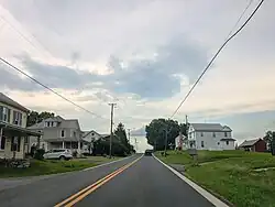 MD 68 eastbound in St. James