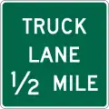 D17-2 Truck lane (distance)