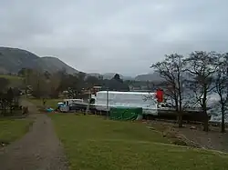 Raven on the slip at Waterside