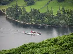 Lady of the Lake at home on her lake