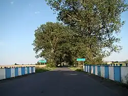 Entrance to Małków-Kolonia