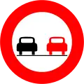 14a)&nbsp;— No overtaking