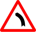 1b)&nbsp;— Curve to the left