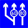 45a)&nbsp;— Lane use sign