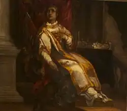 Francesco Maffei, San Vincenzo col modello della città di Vicenza, 1625, Vicenza, the Diocesan Museum