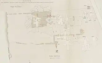 The northwest area of the Nécropole Phénicienne, showing Magharet Abloun and the tomb of Eshmunazar II