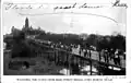 Postcard of the predecessor Main Street Bridge, 1908