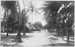 Image 26Main Street in Funafuti, (circa 1905). (from History of Tuvalu)