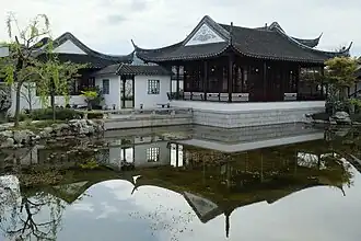 Image 11Main hall and tea house in Dunedin Chinese Garden (from Chinese culture)