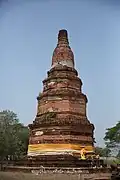Main stupa at Wat Morakot, Mueang Suphan Buri, dates to the early 10th century.
