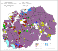Ethnic structure of SR Macedonia by settlements 1991.