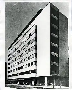 Malaxa-Burileanu Building, Bucharest, 1935–1937, by Horia Creangă[113]