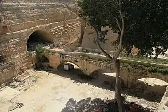 Railway tunnel and bridge, Valletta