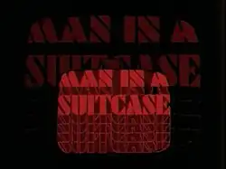 Series titles over a suitcase